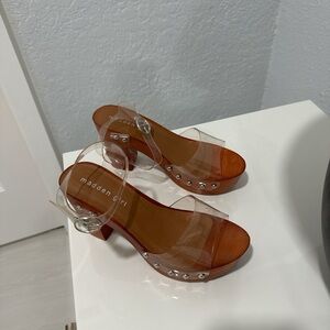 Madden girl clear wedges